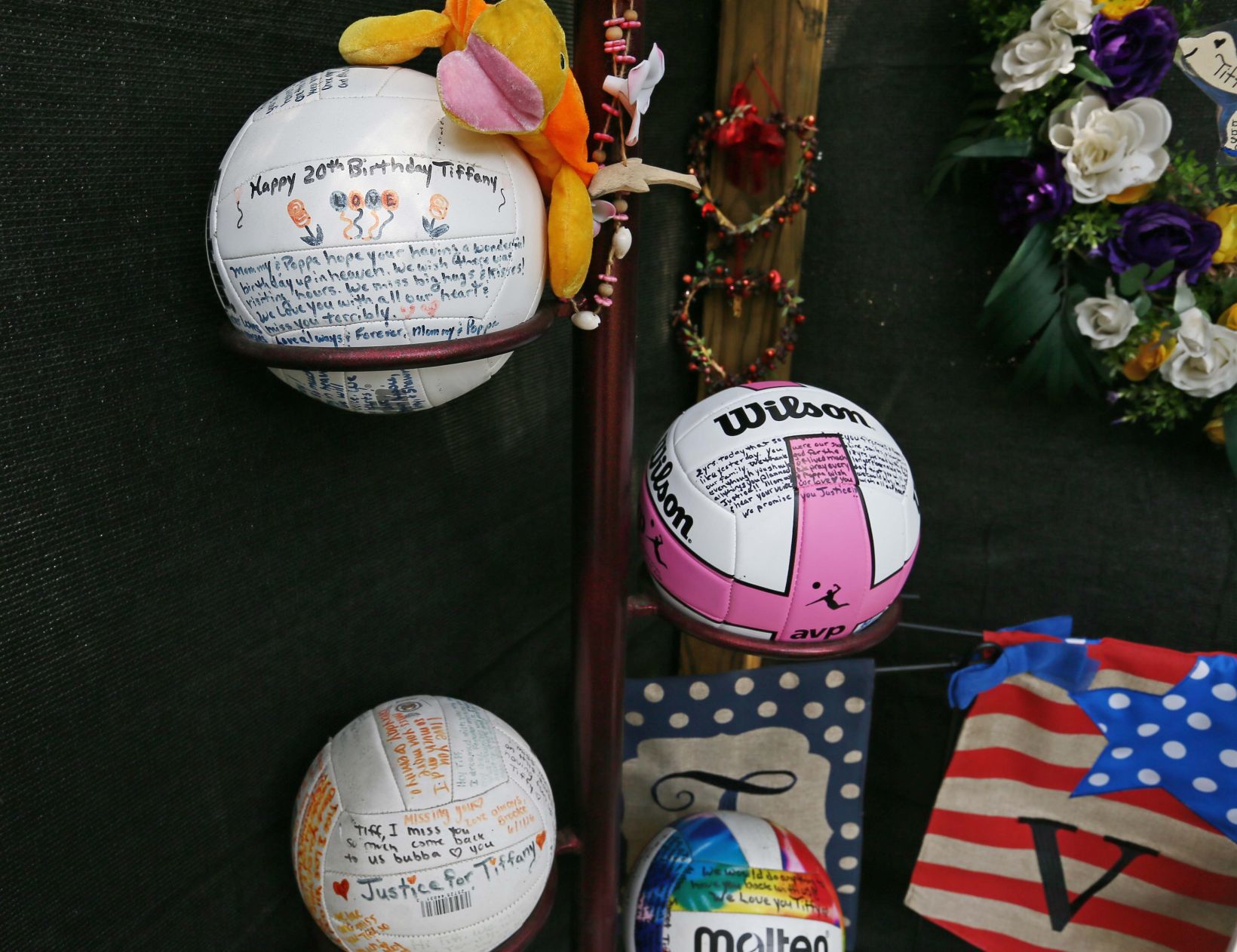 A shrine for Tiffany Valiante